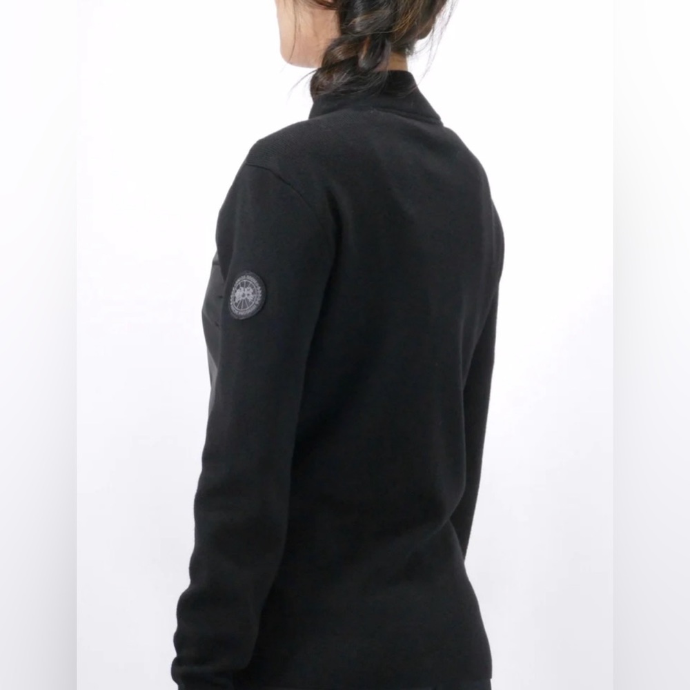 Canada Goose WindBridge Full Zip Sweater Black Label - Picture 3 of 4